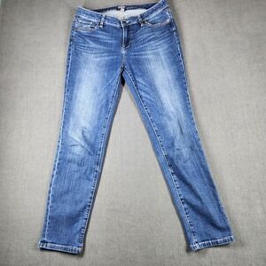 Soho Jeans Womens Size 8 Curvy Boyfriend Straight Blue Denim